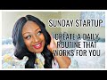 DAILY ROUTINES AND HABITS | SUNDAY START UP