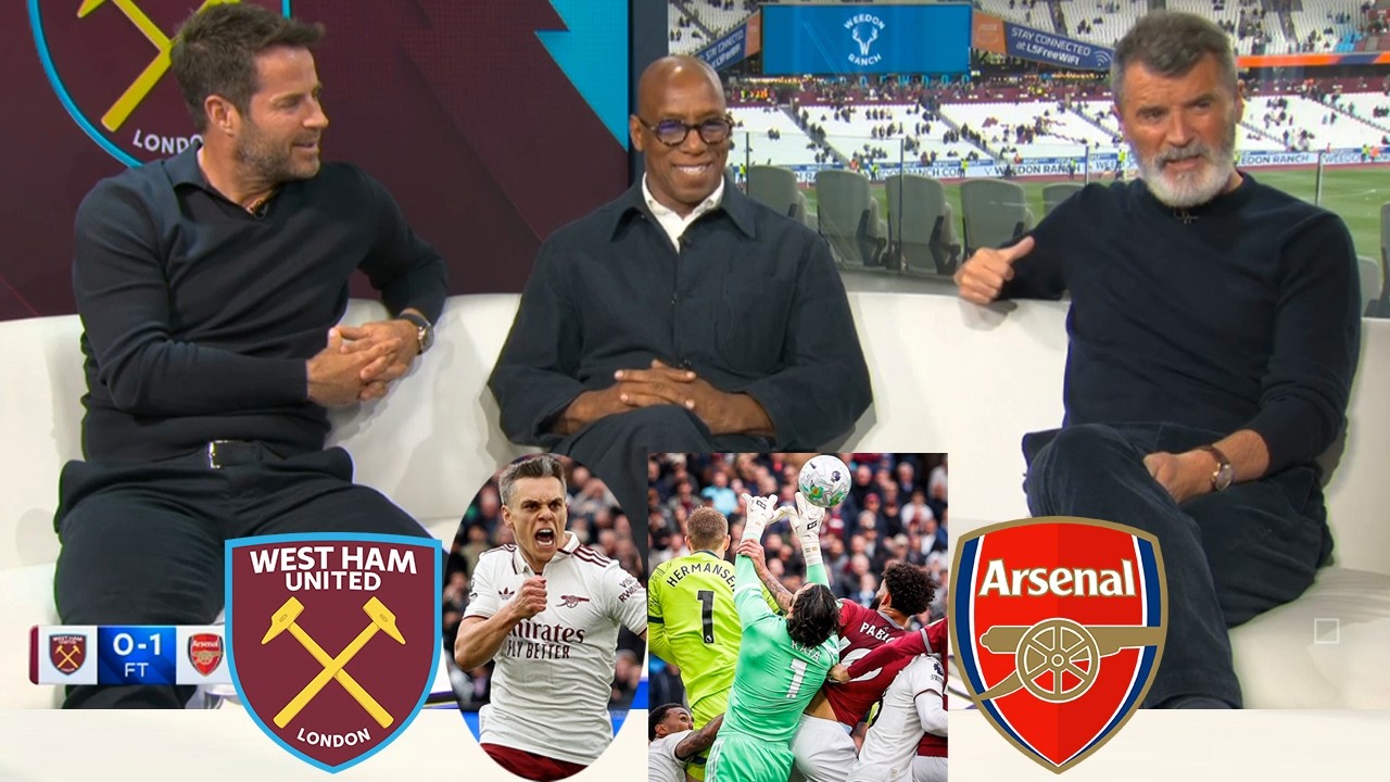 West Ham vs Arsenal 0-1 VAR Crazy - Trossard And Raya On Fire💥 Ian Wright & Roy Keane Reaction