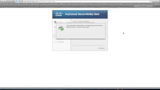 Installing the Cisco AnyConnect Client on Mac OS with Safari