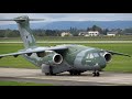 4Kᵁᴴᴰ Embraer KC-390 Millenium Brazilian Air Force - Landing / Taxiing / Takeoff