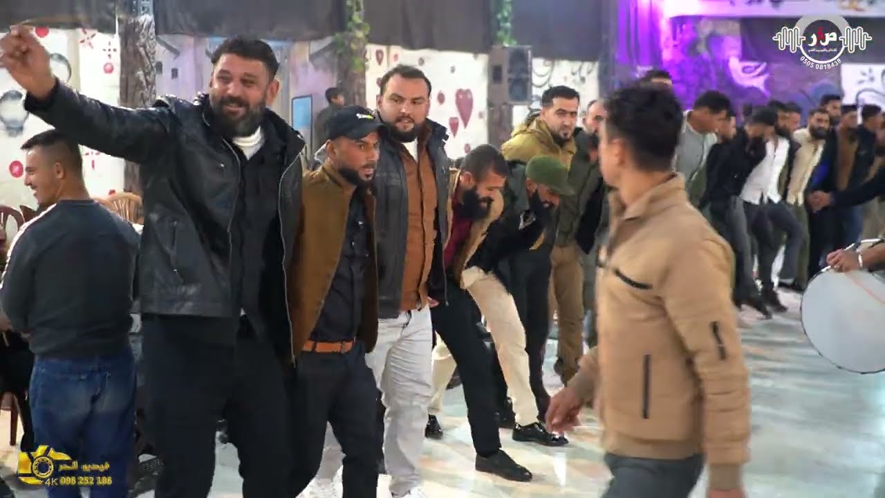 افراح المجادمة اهالي بزاعة حفل زفاف احمد عبيد العيسى الفنان حسين ابو رسول//G3