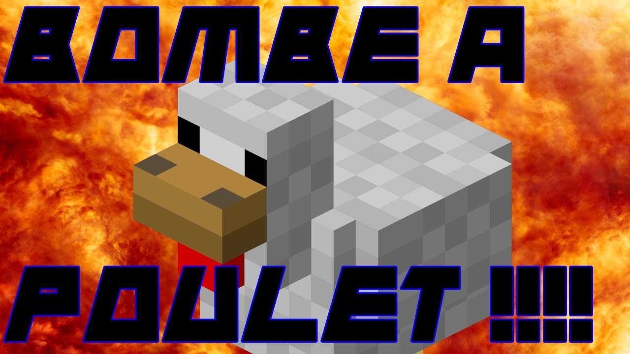 TUTO comment faire une bombe à poulet sur minecraft - YouTube