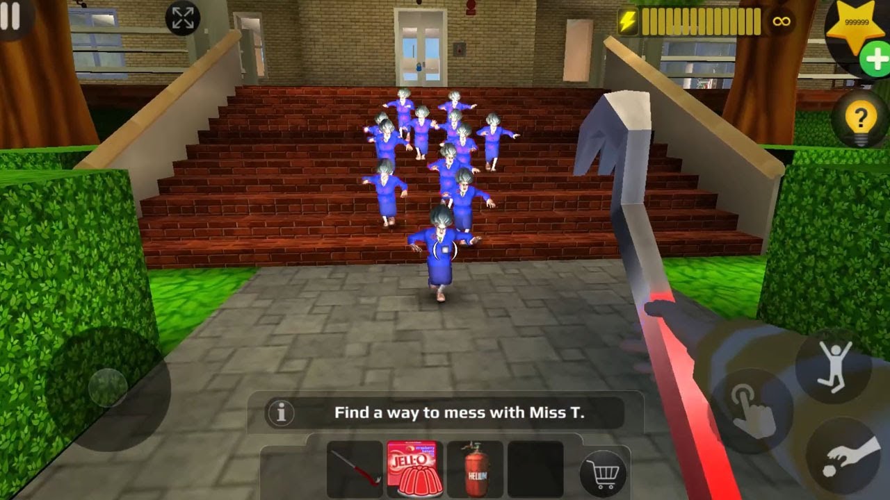 Playing Against Multi Mini Clones Miss T Chapter Update / Scary Teacher 3D Update