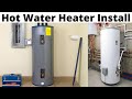 HVAC: Hot Water Heater Installation (AO SMITH ProLine Commercial Grade Gas Water Heater)Step By Step