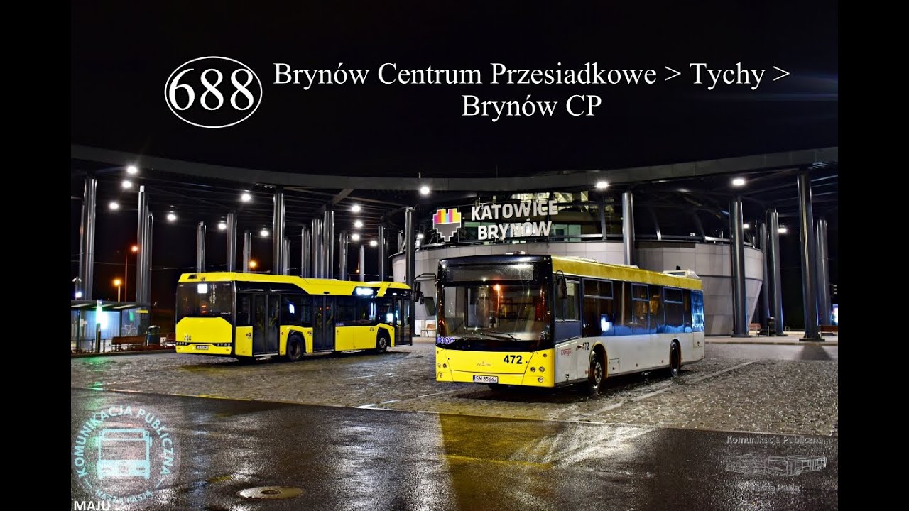688 - Brynów Centrum Przesiadkowe - Tychy - Brynów CP / MAJU