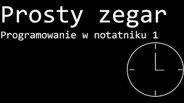 Programowanie w Batch 1 - Zegar