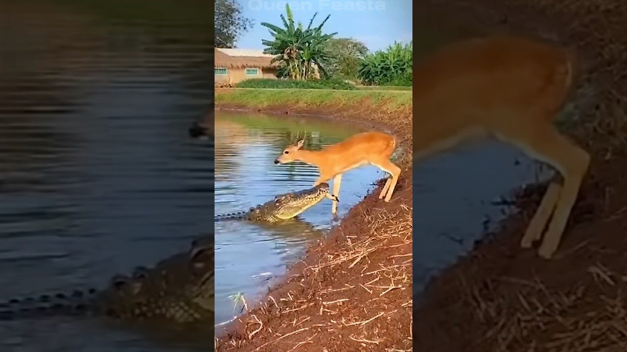 “A Monkey Helped a Deer — A Rare Moment of Kindness 🥹” 