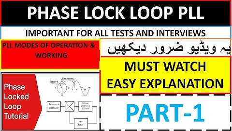 PHASE LOCK LOOP PLL Part 1