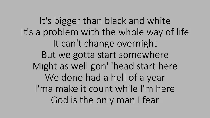 Lil Baby - The Bigger Picture (lyrics)