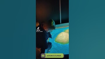 Sand topography map in real time! So cool! #map #sand #topography #topographic #science #landscape