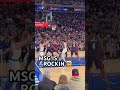 hear the garden ROAR 🔊 #nba #nyknicks #basketball