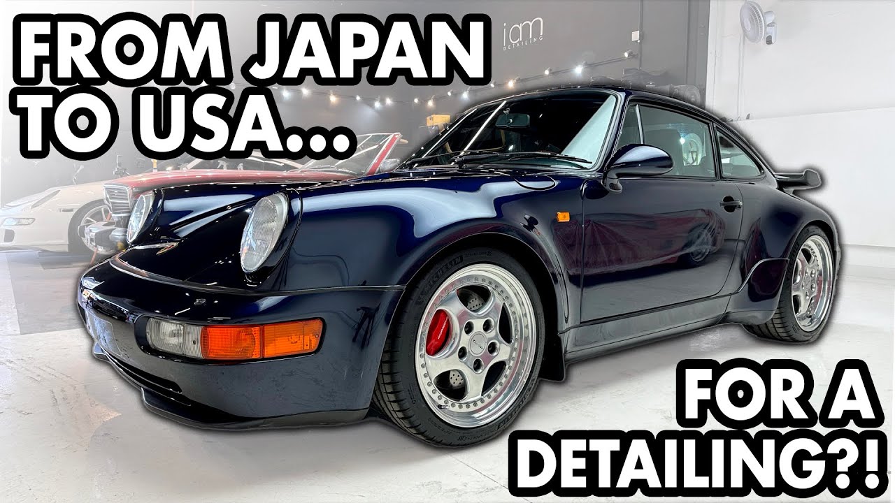 JAPANESE Market Porsche 964 Turbo 3.6: Detailing Before Its
