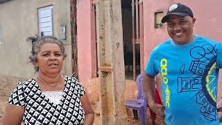 Entrega de doação para Cícera de Romão em Cachoeirinha PE 