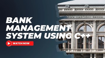 Bank management system using C++ for beginners | C++ Projects