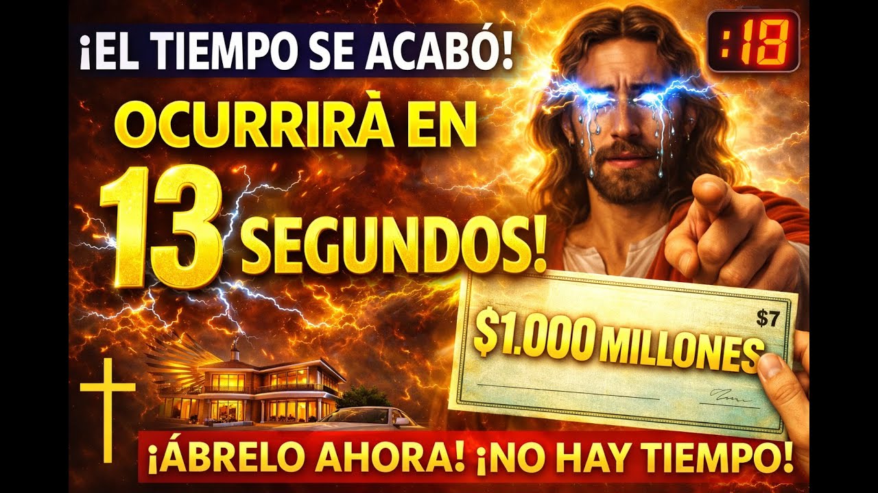 🚨💰EL ARCÁNGEL MIGUEL DICE: ¡EL TIEMPO SE ACABÓ! ¡OCURRIRÁ EN 13 SEGUNDOS! AUNQUE DUDES AL ABRIR ESTO