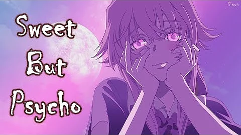 Nightcore - Sweet But Psycho - (Lyrics)