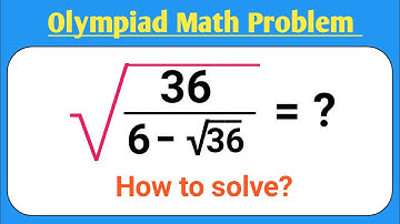 Germany Math Olympiad | A nice Radical Math Simplification | An Academy Babhnan