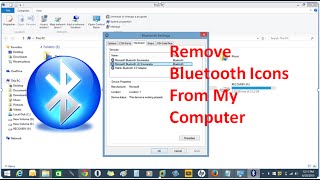 How to remove bluetooth icons from my computer ::Solved