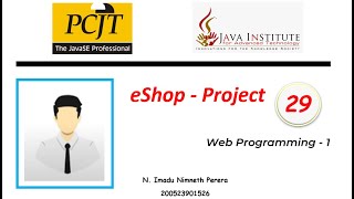 Web Project Task 29 | 1 st Year | Semester 1 | Java Instutute | N. Imadu Nimneth Perera
