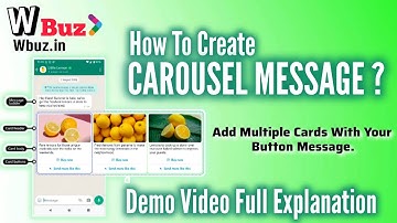 Learn How to Create Carousel Message in WhatsApp Business API Panel | Step by Step Demo.