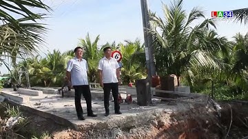 Kiểm tra tiến độ thi công các công trình giao thông | LONG AN TV