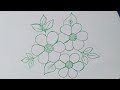Easy hand embroidery - Beautiful flower bunch embroidery for fabric - Embroidery designs