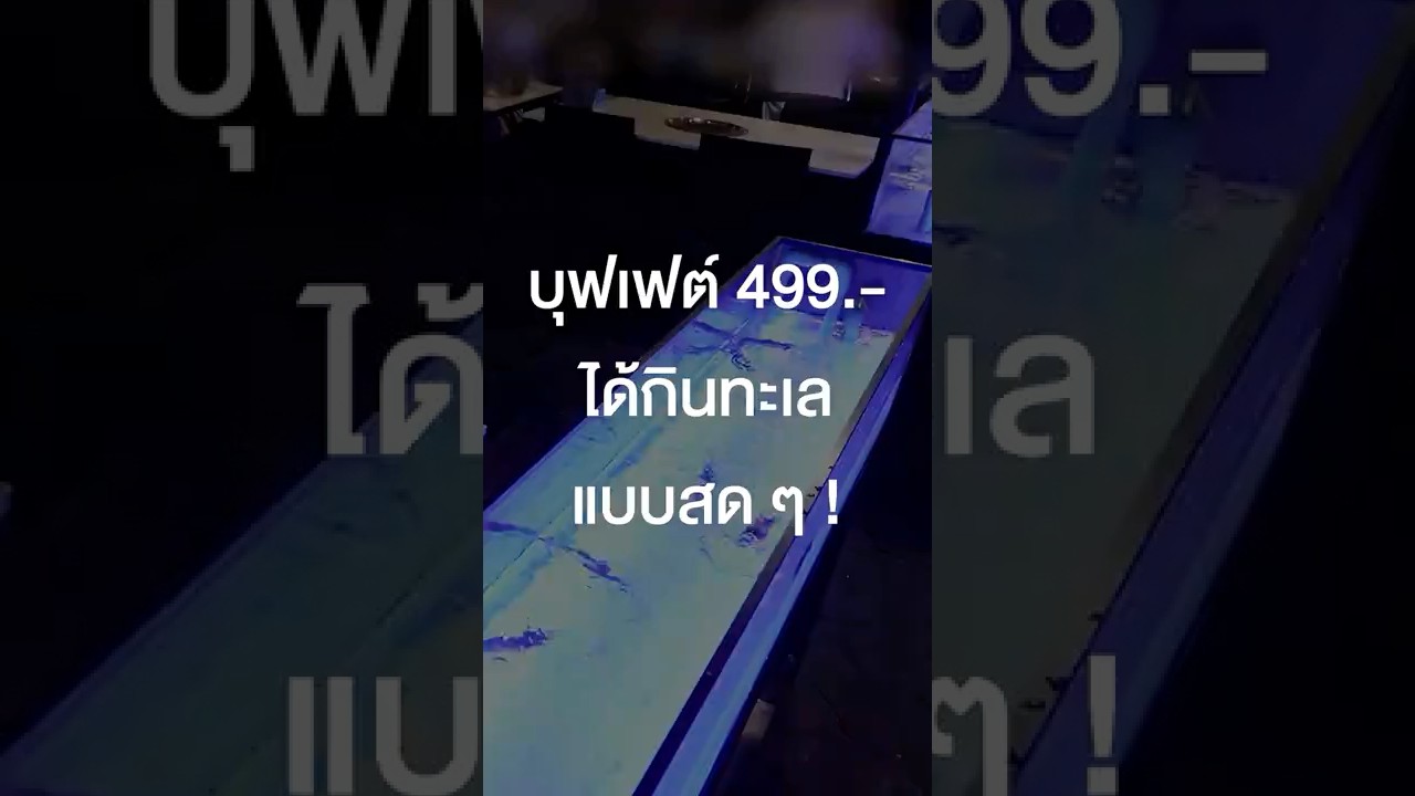 บุฟเฟต์ 499 บาท ได้กินทะเลแบบสด ๆ #เสือร้องไห้ #TigerShorts #Shorts #เพื่อนกินข้าว #บุฟเฟต์ทะเลเผา