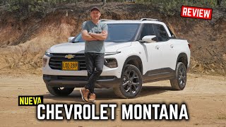 Chevrolet Montana 2024  ¿La mejor pickup liviana?  Prueba  Reseña (4K)