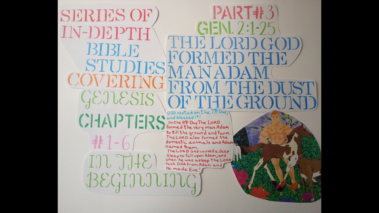 IN-DEPTH BIBLE STUDY SERIES COVERING GENESIS CHAPTERS 1=6 PART#3 (GEN. 21-25)