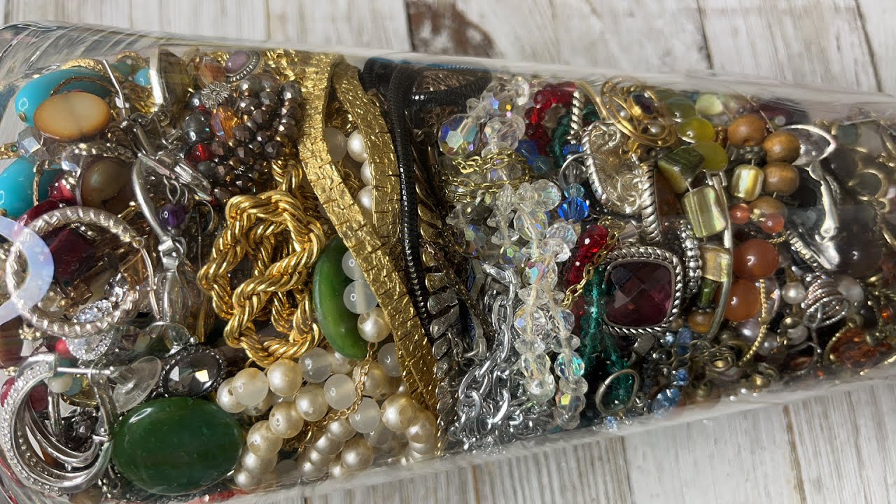 Jewelry Jar Unjarring! Gold & Silver YouTube