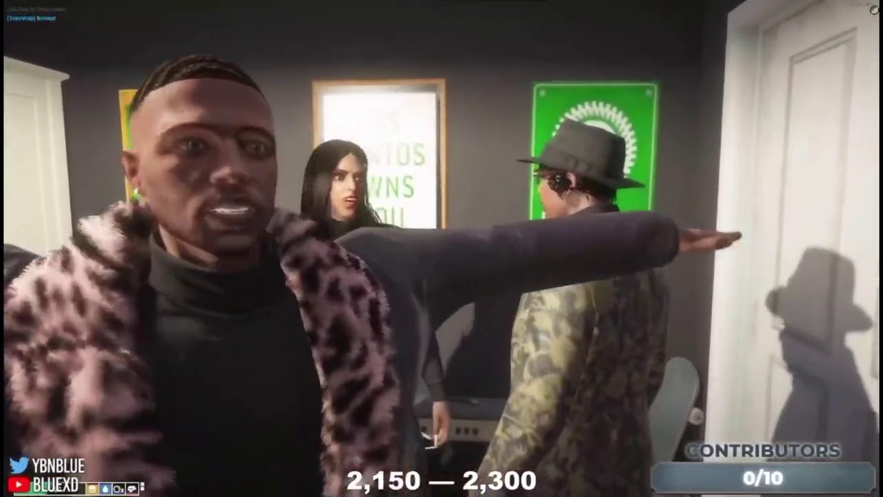 GTA RP | YBNBLUE FINDS OUT KIA CHEATED! 😂😂 *PAIN* YBN LOS SCANDALOUS ( LaMarcus )