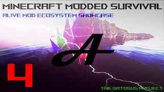 Modded Minecraft Lets Play (Ep. 4) | No Commentary | Alive Mod Ecosystem Play Through