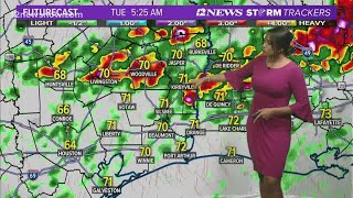 Southeast Texas may experience severe Monday night storms