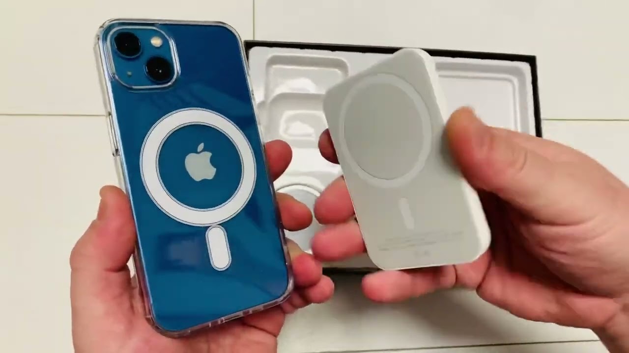 iPhone 13 Айфон 13 набор MagSafe/ МагСэйф чехол, павер банк Power Bank