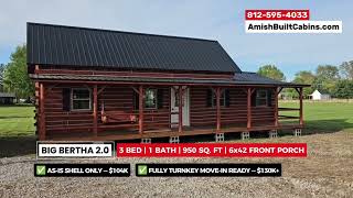 ONLY $25K FOR A CABIN?! AMISH BUILT CABINS, PREFAB HOMES AND MODULAR CABINS STARTING AT ONLY $25K