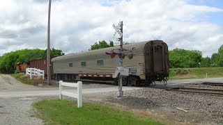 BNSF Geometry Train Runs on Left Track