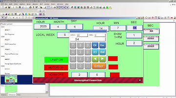 HOW TO SET WEINTEK HMI DATE AND TIME  SETTIN 24 HOURS AND 12AM AND 12PM GURDU HINDI LECTURE 9