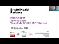 Bristol Health Partners AHSC 2020 Conference - 29 September: Part 1