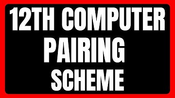 2nd year computer pairing 2023 | 12th computer pairing scheme | 12th computer paper pattern