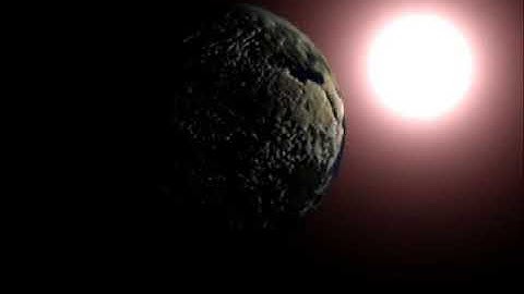 First Animation Demo in 3DS Max ( Asteroid Hitting )