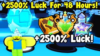 Opening New Egg With 2500% Luck For 48 Hours To Get These Pets In Pet Simulator 99! by mayrushart 346,038 views 1 month ago 12 minutes, 15 seconds