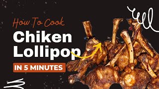 FRIED CHICKEN LOLLIPOP | How To Make Chicken Lollipop Recipe | MyKitchenGF