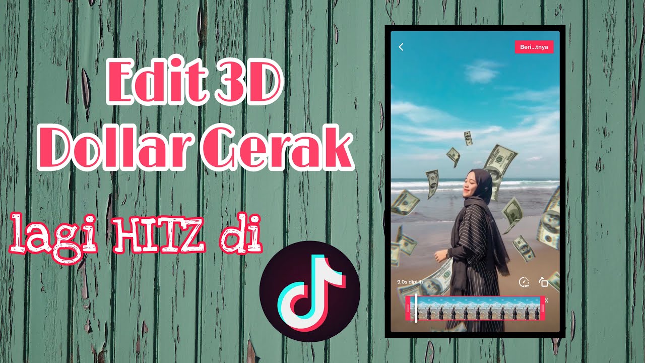 Cara Edit Foto Dollar Bergerak - YouTube