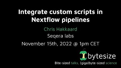 nf-core/bytesize: integrate custom scripts in Nextflow pipelines