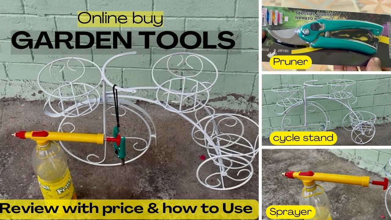 Unboxing & Review of online garden tools with price | How to use these garden tools | 