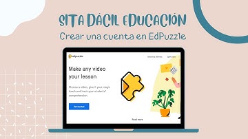 🧩¿Cómo crear una cuenta en EDPUZZLE?