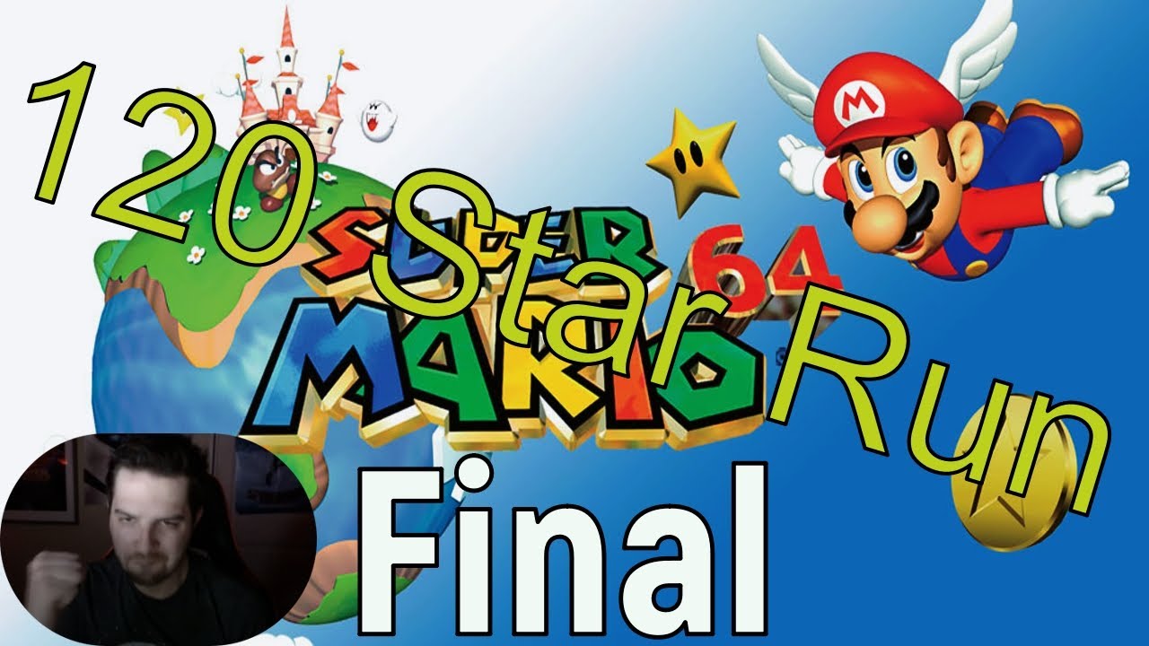 We Did It! My First Time Getting 120 Stars In Mario 64! Final - YouTube