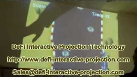 DEFI Interactive floor projection system Basic Version with 72 effects from $150 to $400