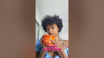 define 3b/3c/4a curly hair using cantu coconut curling cream