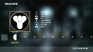 How to make a destiny emblem in CoD Advanced Warfare